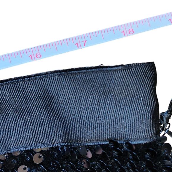 Simply Vera Vera Wang black sequined skirt pencil size XL NWT - Picture 6 of 7